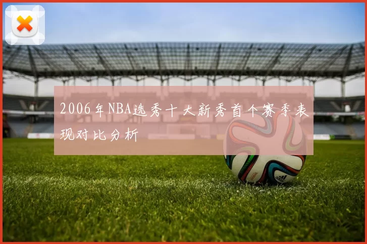 2006年NBA选秀十大新秀首个赛季表现对比分析