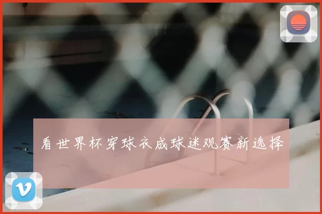 看世界杯穿球衣成球迷观赛新选择